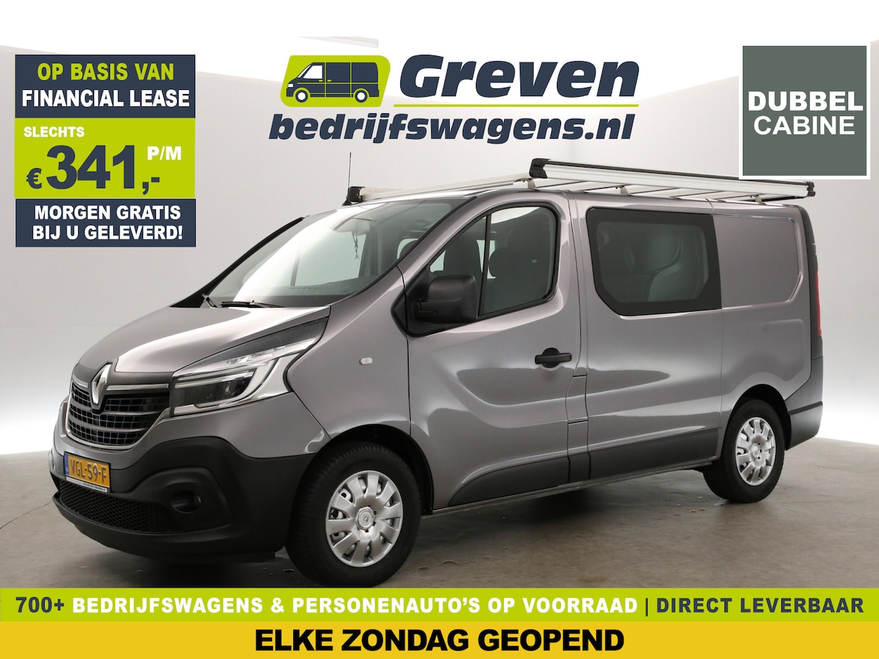 Renault Trafic - 2.0 dCi T29 L1H1 | 145PK Aut. | DC | 6 Persoons | Camera | Carplay | Airco | Cruise | Trek - AutoWereld.nl