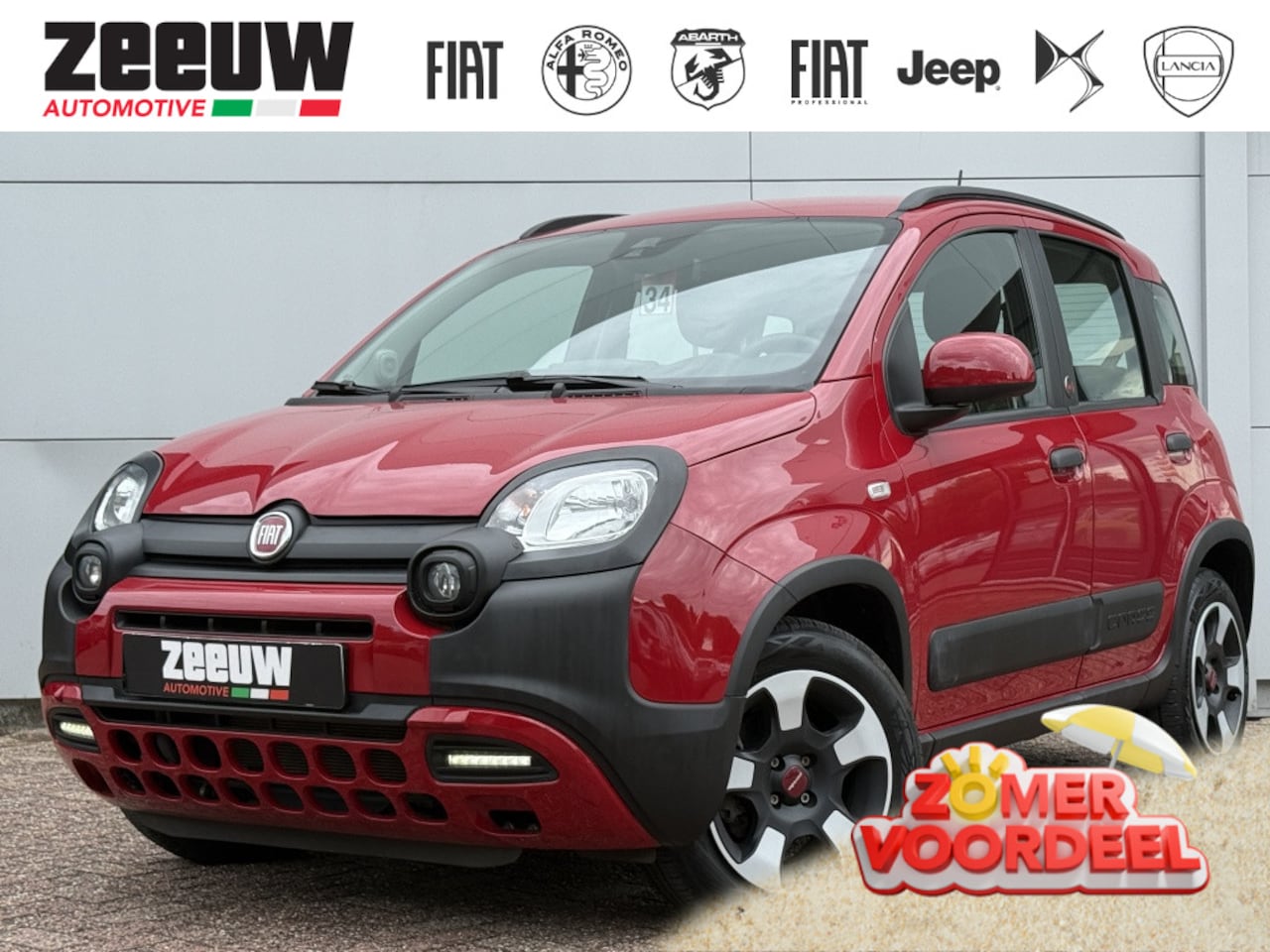 Fiat Panda - 1.0 Hybrid 70 PK RED | Carplay | Clima - AutoWereld.nl