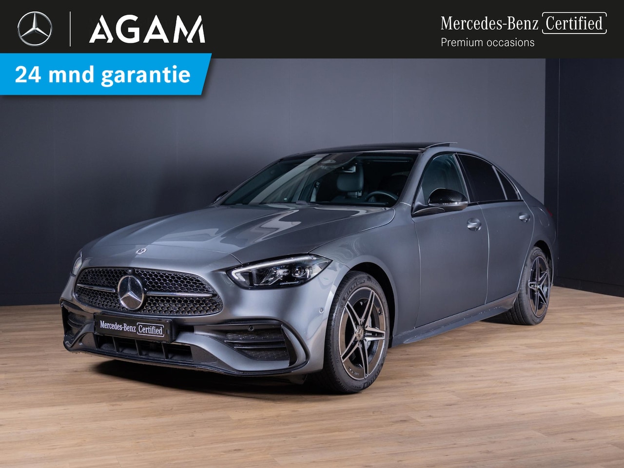 Mercedes-Benz C-klasse - Limousine 300 e star Edition AMG Line Panorama dak - AutoWereld.nl