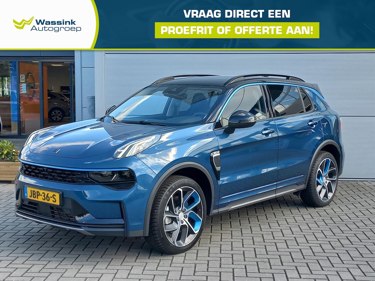 Lynk & Co 01 - 1.5T 261pk PHEV Automaat | Climate Control | Navigatie | Open dak | 20" Lm velgen | Adapti - AutoWereld.nl