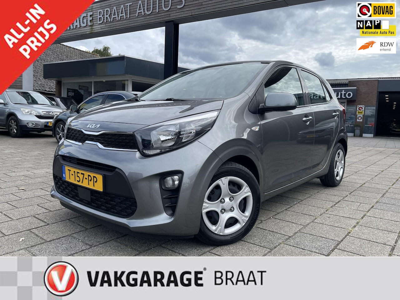 Kia Picanto - 1.0 DPi l CRUISE l AIRCO l BLUETOOTH l RIJKLAAR! - AutoWereld.nl