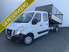 Nissan NV400 - 2.3 dCi L3H1 Dub Cab 3 Zijde Kipper Airco Bakmaat L.310/B.202/H.120 7 Zits Euro 6