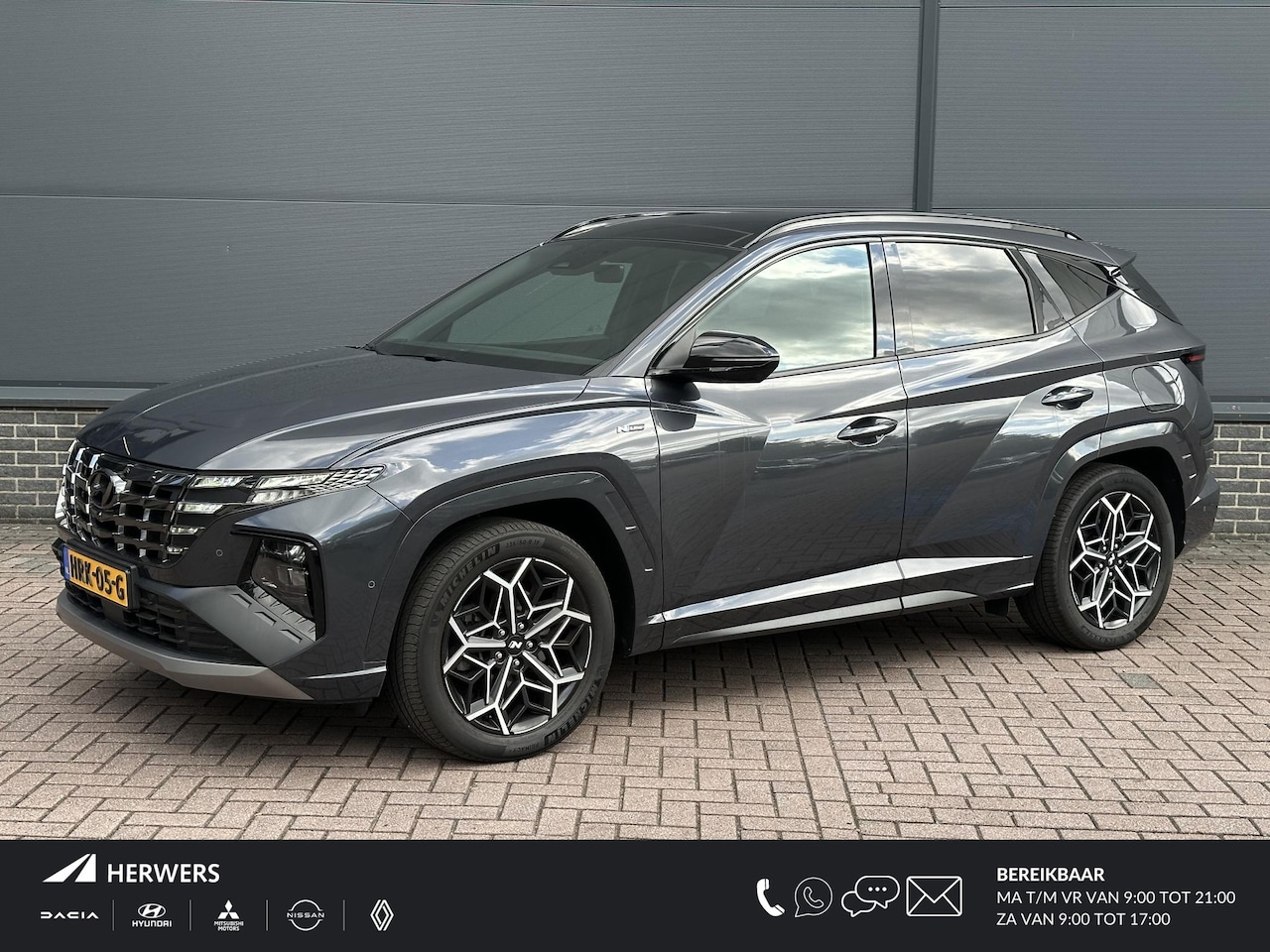 Hyundai Tucson - 1.6 T-GDI PHEV 265pk N Line Sky 4WD / Rondomzicht camera / Apple Carplay Android Auto / Ad - AutoWereld.nl