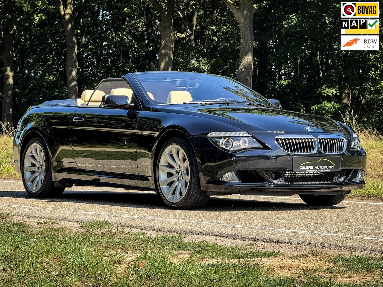 BMW 6-serie Cabrio - 650i High Executive | Individual | Lederen interieur | Head-up | Navi | Bluetooth | Cruise - AutoWereld.nl