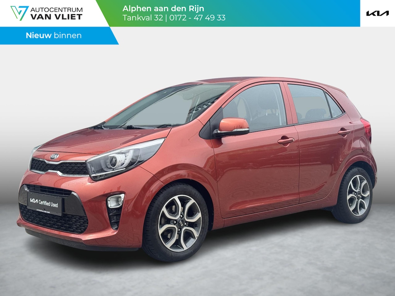 Kia Picanto - 1.0 CVVT First Edition | Navigatie | Climate control | Achter uitrijcamera | - AutoWereld.nl