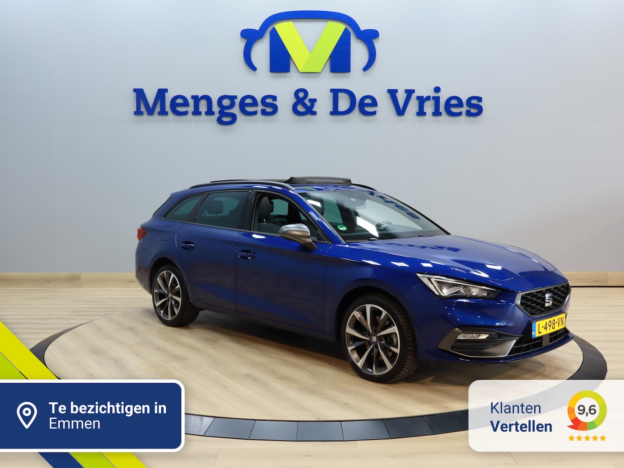 SEAT Leon Sportstourer - 1.4 TSI eHybrid PHEV FR Airco ECC | Panorama | LED | Adaptive Cruise | Virtual | Camera | - AutoWereld.nl