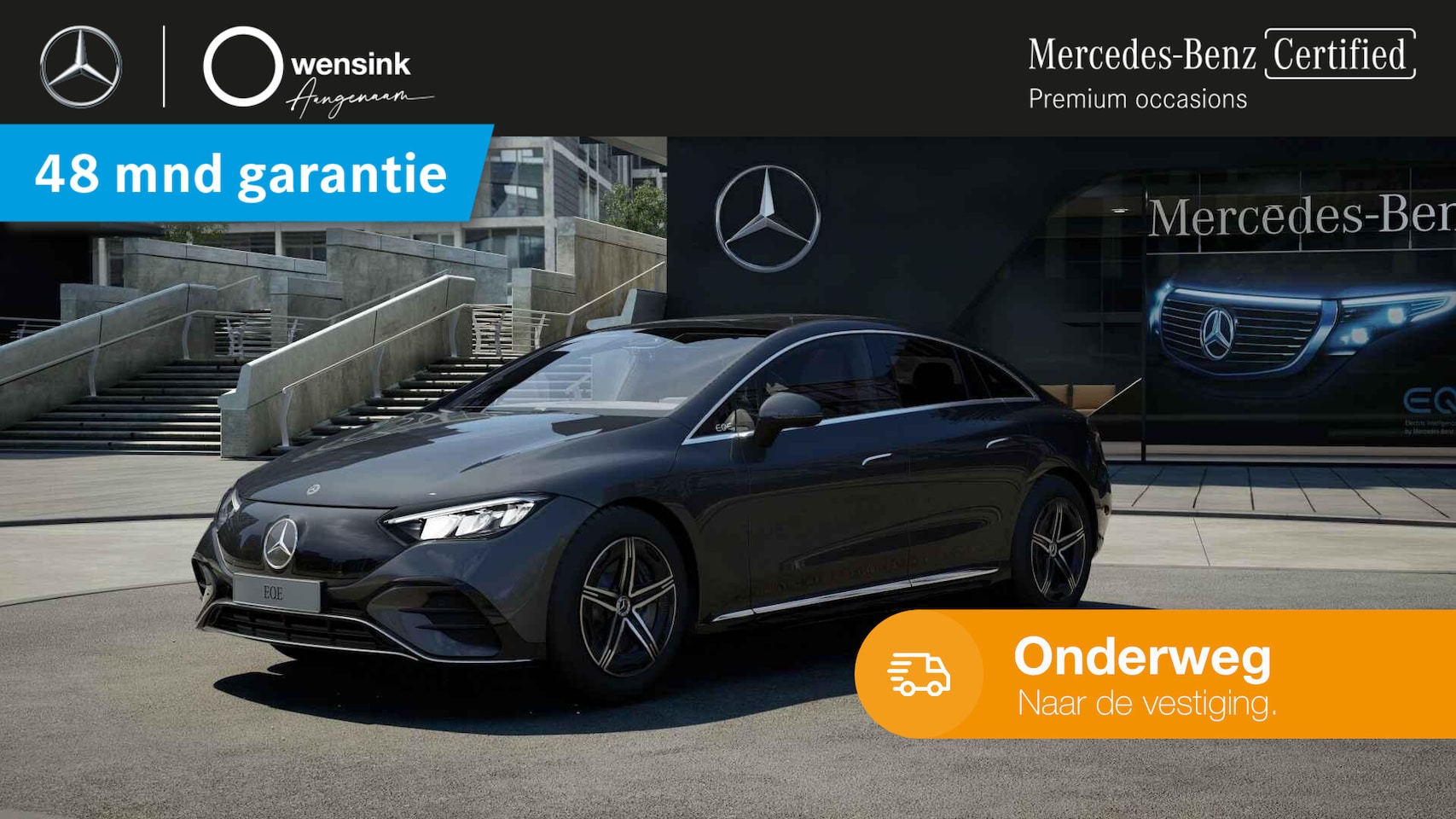 Mercedes-Benz EQE - 300 AMG Line 89 kWh | Panoramadak | Memory | Sfeerverlichting | - AutoWereld.nl