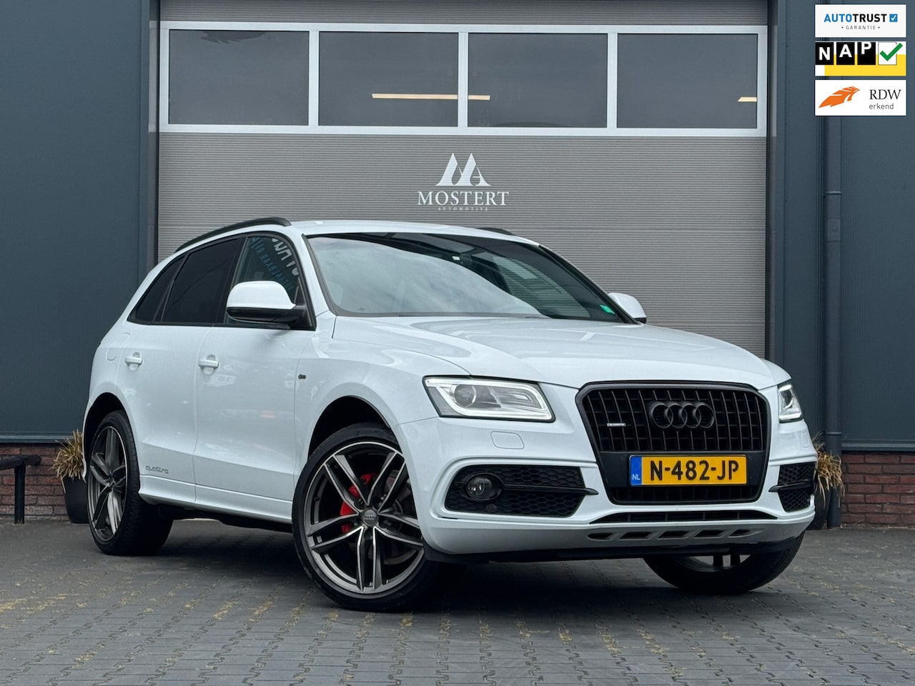 Audi Q5 - 2.0 TFSI/224pk quattro S-line|2014|2x S line|Automaat|B&O|Stoelverw.|Trekhaak|Navi|Cruise| - AutoWereld.nl