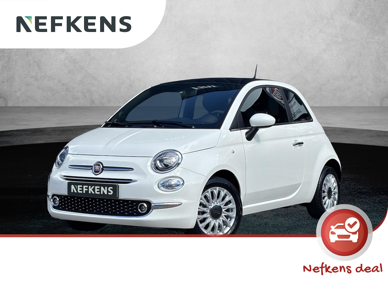 Fiat 500 - 1.0 Hybrid Dolcevita Finale | Panoramadak | Airco | Apple CarPlay & Android Auto | Parkeer - AutoWereld.nl