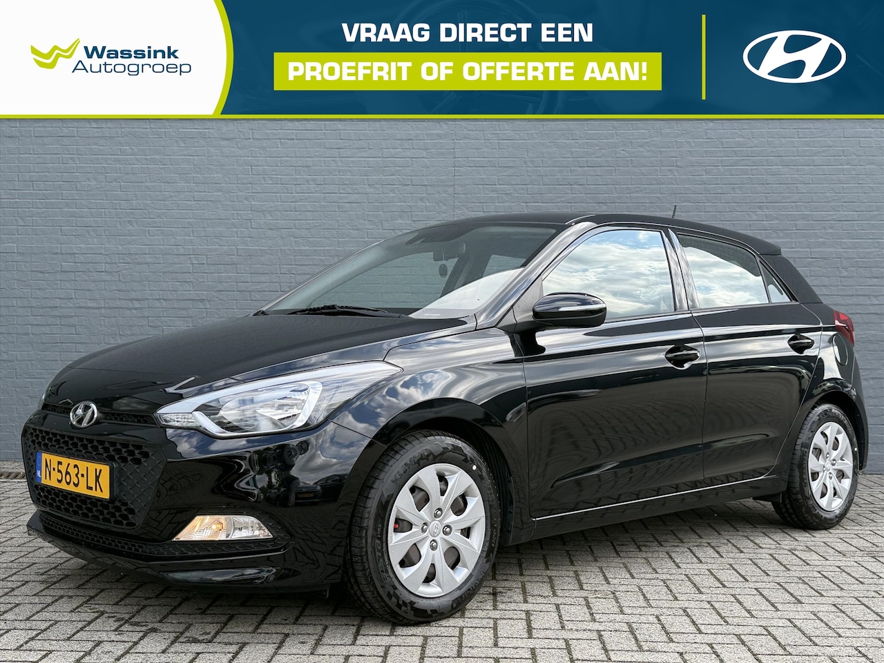 Hyundai i20 - 1.2i HP Blue 84PK 5D i-Motion Premium | Bluetooth Carkit | Cruise Control | Airco - AutoWereld.nl