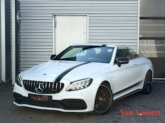 Mercedes-Benz C-klasse Cabrio - AMG C63 |Burmester|Camera||Leer|476 PK|CABRIO|MEMORIESTOELEN|SFEERVERLICHTING|CARPLAY|