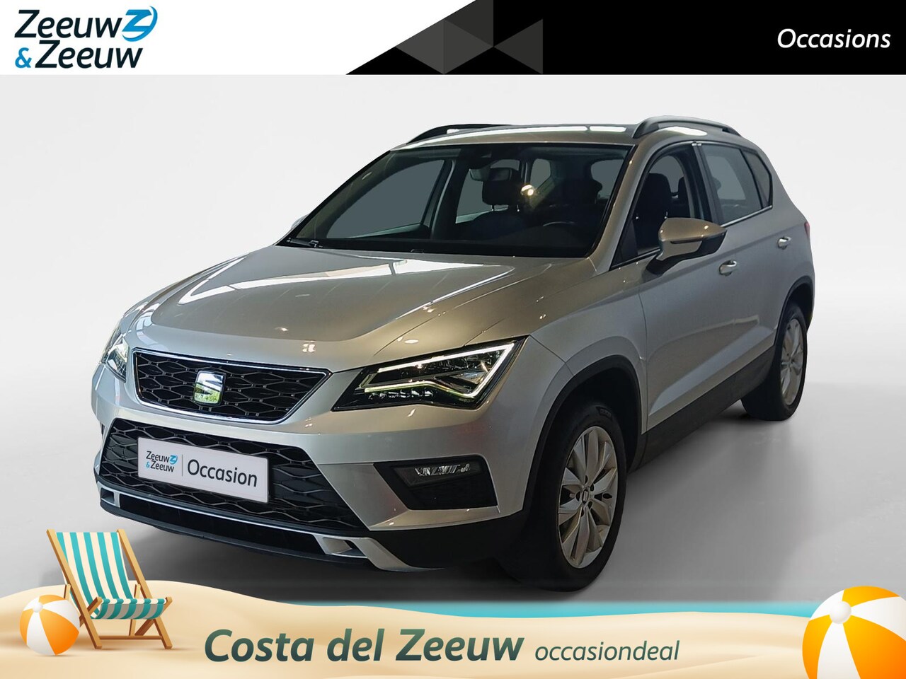 SEAT Ateca - 1.5 TSI Style Business Intense *Navigatie*Parkeersensoren*Climate Control*Carplay*Trekhaak - AutoWereld.nl