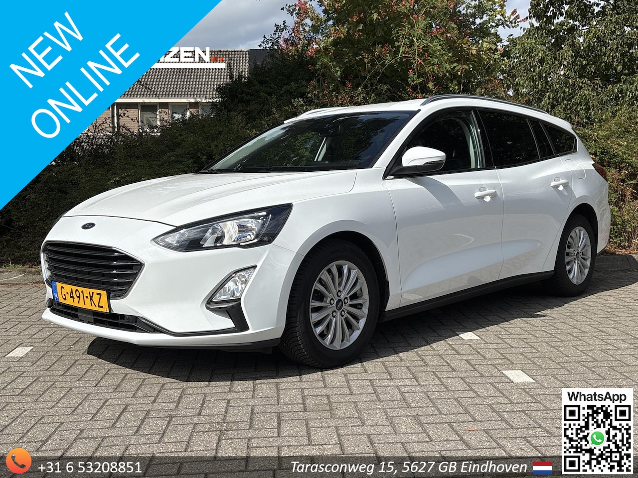 Ford Focus Wagon - 1.5 EcoBlue Titanium Business | € 6.450,- NETTO! | Climate | Cruise | Navi | PDC | Trekhaa - AutoWereld.nl