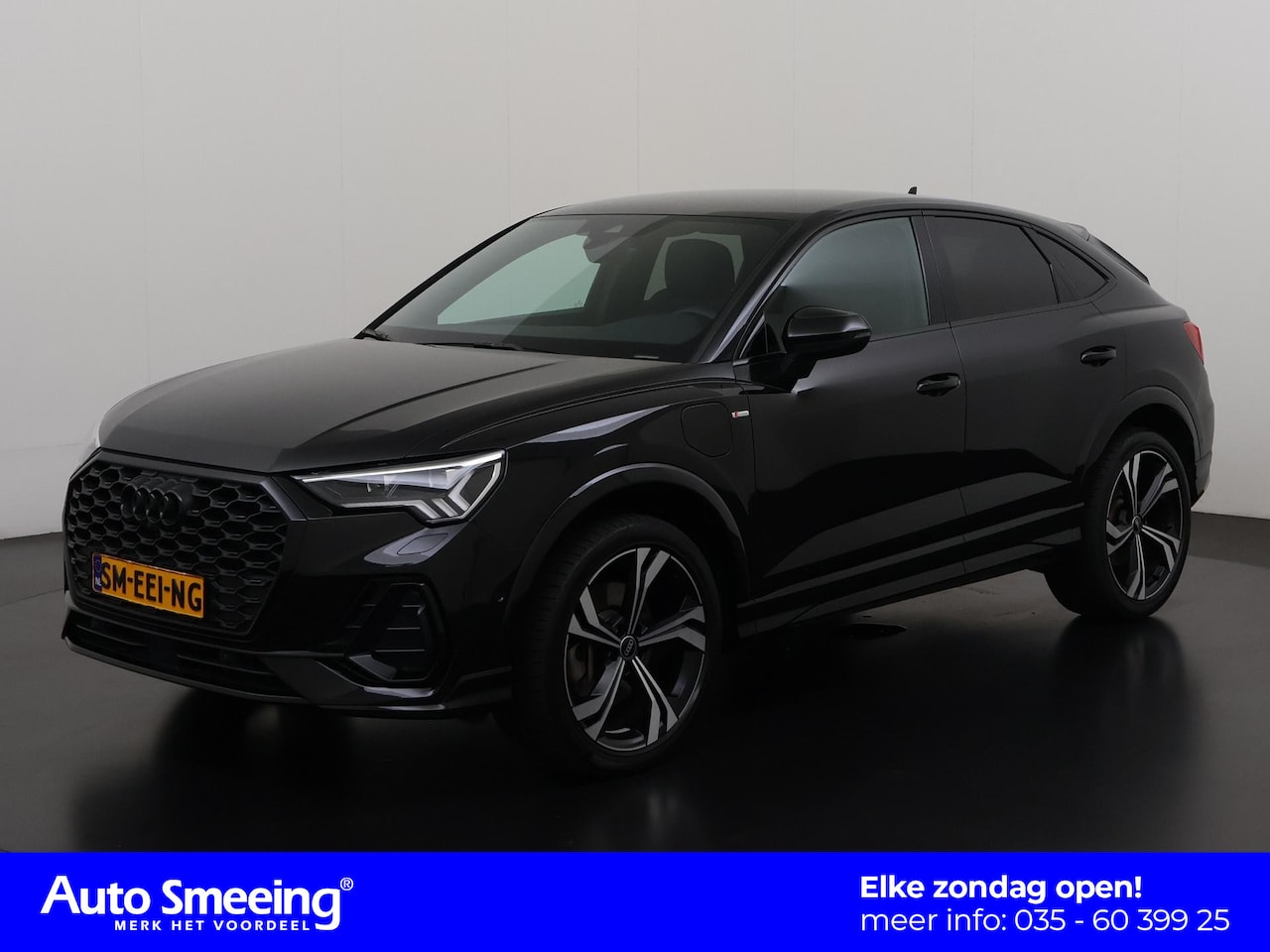 Audi Q3 Sportback - 45 TFSIe S Line Black Optiek | Leder | SONOS 3D Sound | 360 Camera | Adaptieve demping | Z - AutoWereld.nl