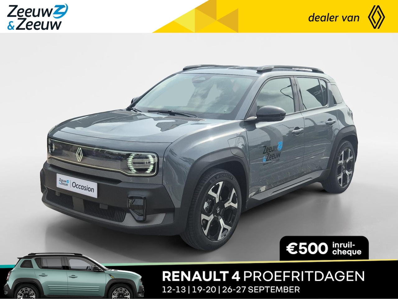 Renault 4 - comfort range techno 52 kWh | Demonstratie auto | LMV | Blind spot warning | Stoelverwarmi - AutoWereld.nl