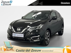 Nissan Qashqai - 1.2 Tekna + NAVI AIRCO 360CAMERA CRUISE CONTROL PANO DAK PARKEERSENSOREN HOGE INSTAP DEALE