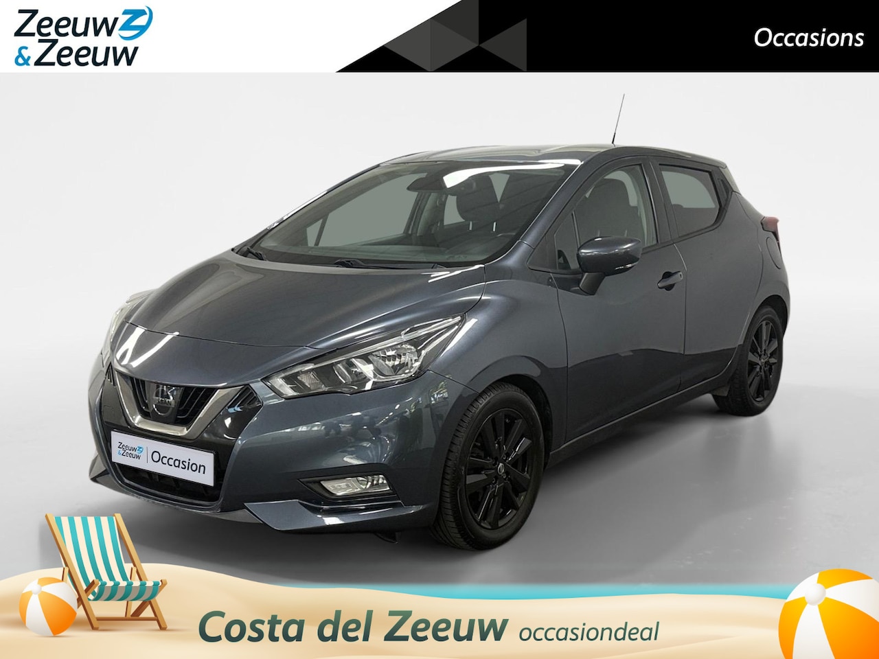 Nissan Micra - 1.0 IG-T N-Connecta AIRCO CAMERA PARKEERSENSOREN CRUISE CONTROLE 5 DEURS ZWARTE VELGEN APP - AutoWereld.nl