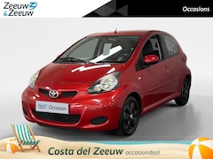 Toyota Aygo - 1.0-12V Aspiration Red AUTOMAAT AIRCO AUX VERBINDING LM VELGEN ZEER MOOIE AUTO