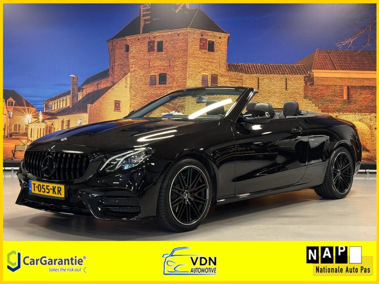 Mercedes-Benz E-klasse Cabrio - 200 Premium AMG Line Aut Leer Airscarf - AutoWereld.nl