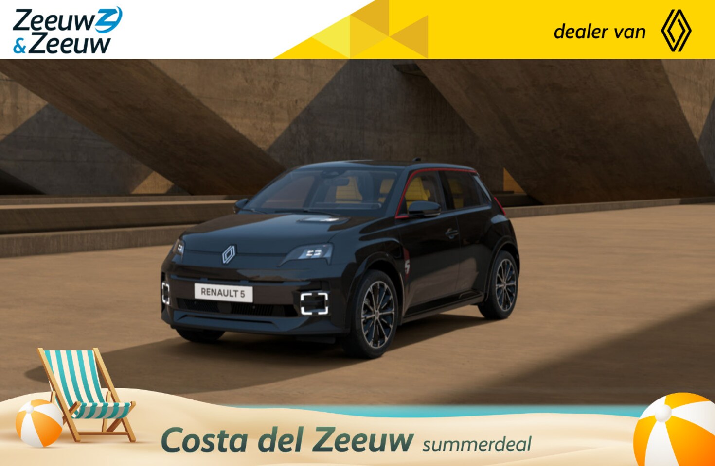 Renault 5 - comfort range iconic cinq 52 kWh Renault 5 iconic cinq 52 kWh NU LEVERBAAR 2025 rijden! - AutoWereld.nl