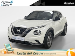 Nissan Juke - 1.0 DIG-T N-Connecta AUTOMAAT AIRCO NAVI CAMERA APPLE CARPLAY ANDROID AUTO HOGE INSTAP PAS
