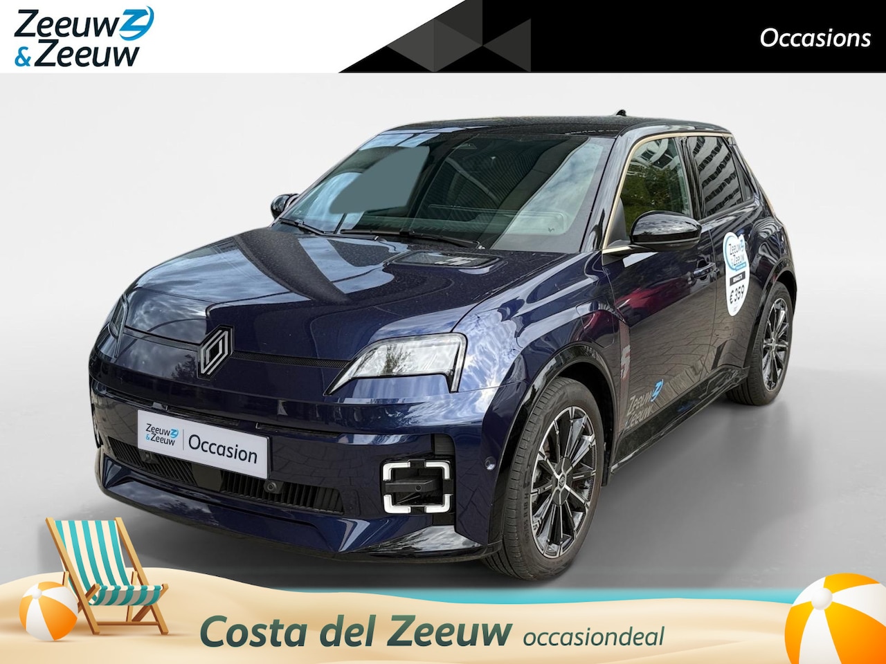 Renault 5 - comfort range iconic cinq 52 kWh AUTOMAAT NAVI AIRCO CAMERA ADAPTIEVE CRUISE CONTROLE APPL - AutoWereld.nl