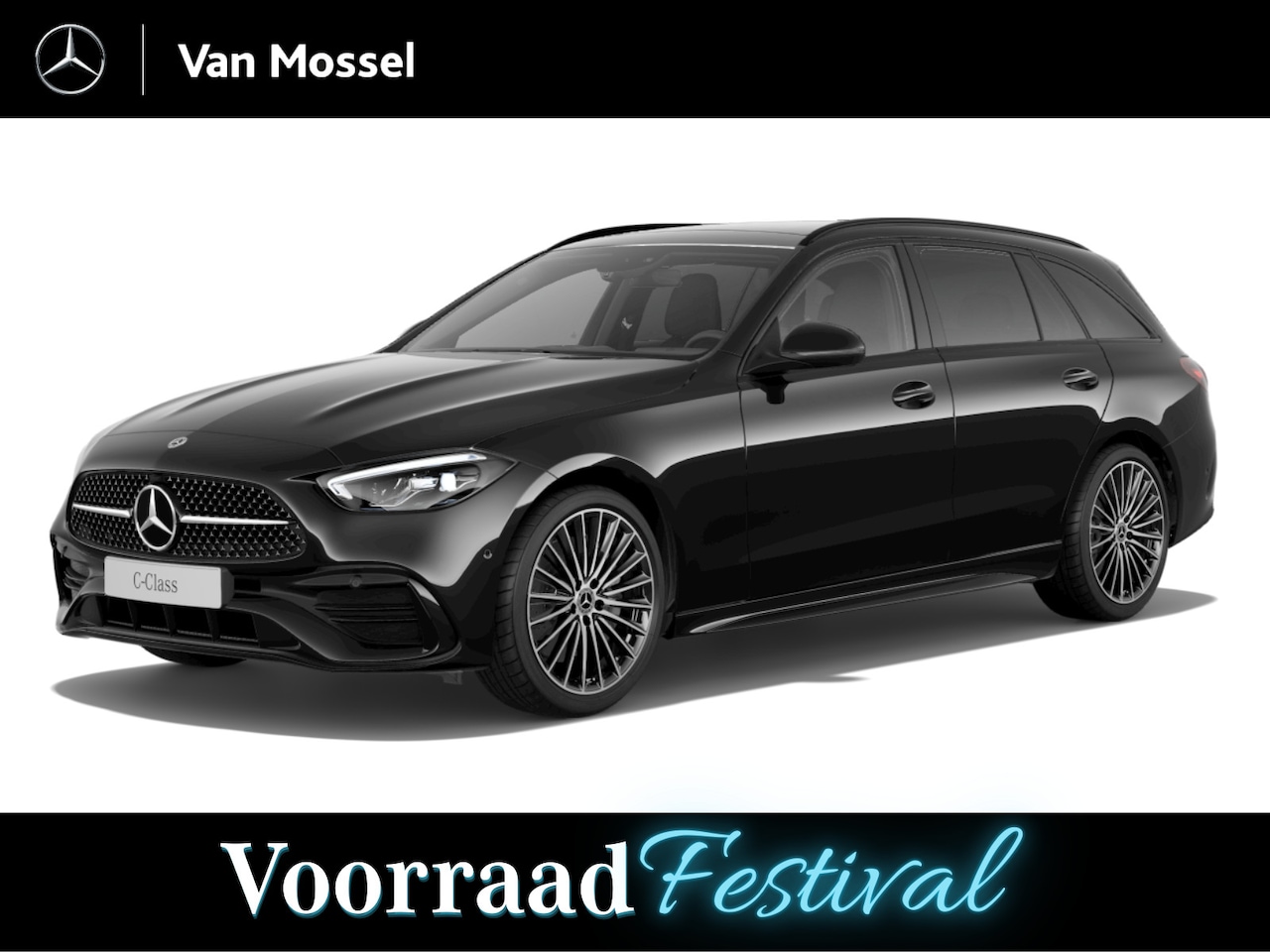 Mercedes-Benz C-klasse Estate - 180 Star Edition AMG Line LIMITED / Stoelverwarming / Achteruitrijcamera / Panorama-schuif - AutoWereld.nl