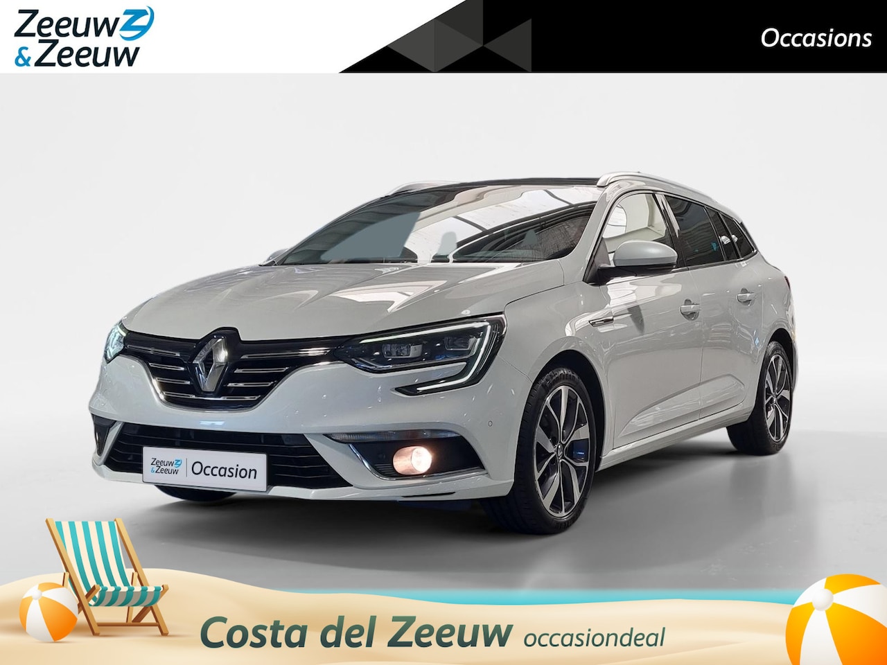 Renault Mégane Estate - 1.2 TCe Bose * Schuif / Kantel dak  * Head up Display * Stoelverwarming+Massage * Achterui - AutoWereld.nl