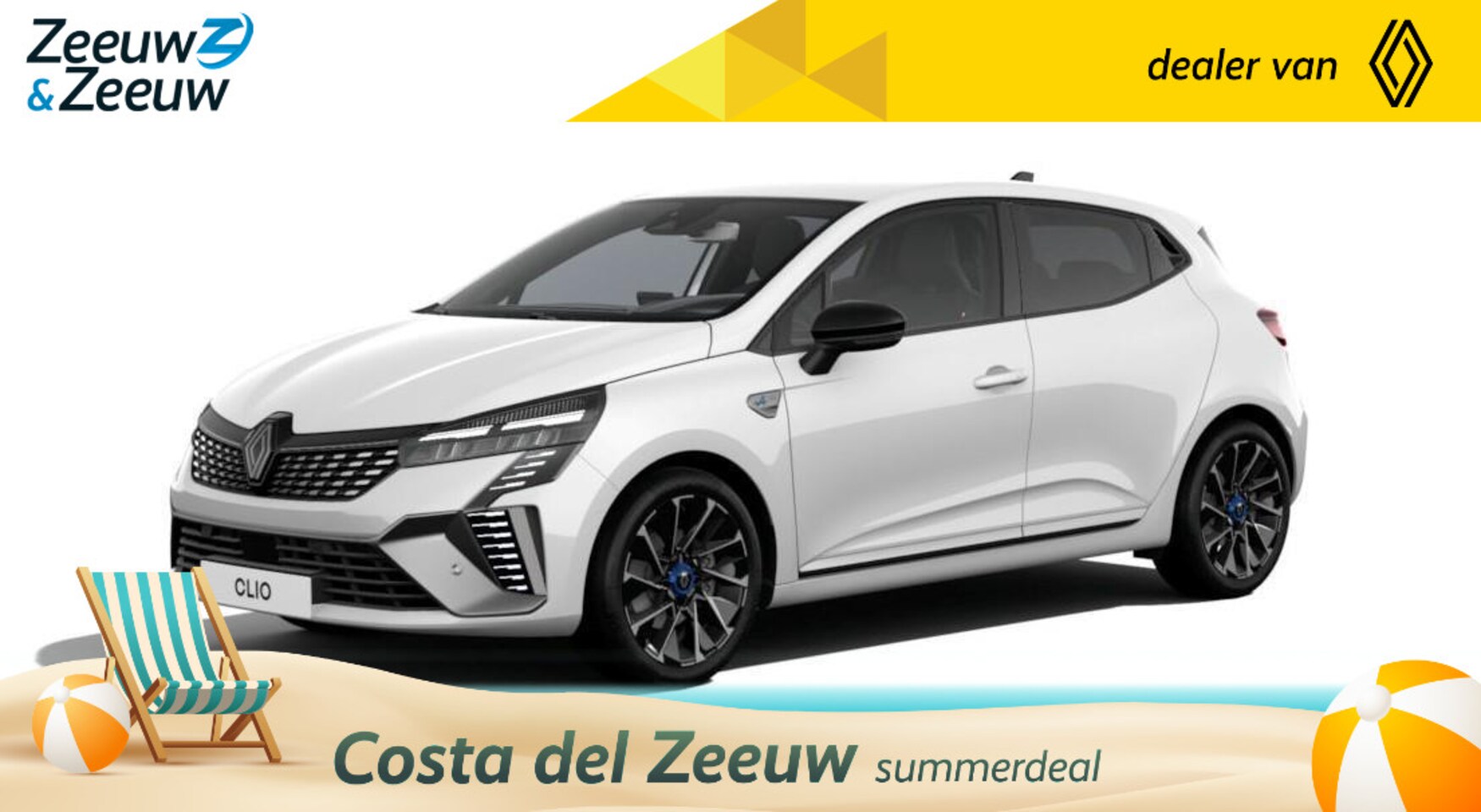 Renault Clio - 1.6 E-Tech Full Hybrid 145 esprit Alpine * Nieuwe Renault Clio * Nu te bestellen met € 1.0 - AutoWereld.nl