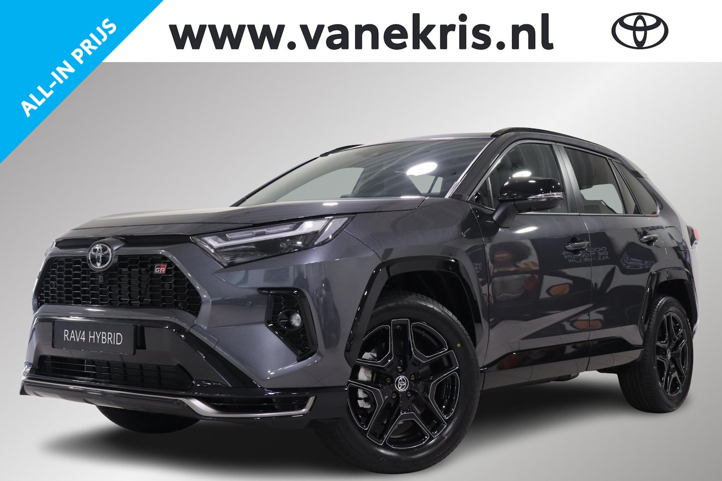 Toyota RAV4 - 2.5 Plug-in Hybrid AWD GR SPORT 2.5 Plug-in Hybrid AWD GR SPORT, GR-Sport Pack, JBL, BSM, 360 graden camera, Apple Carplay - AutoWereld.nl