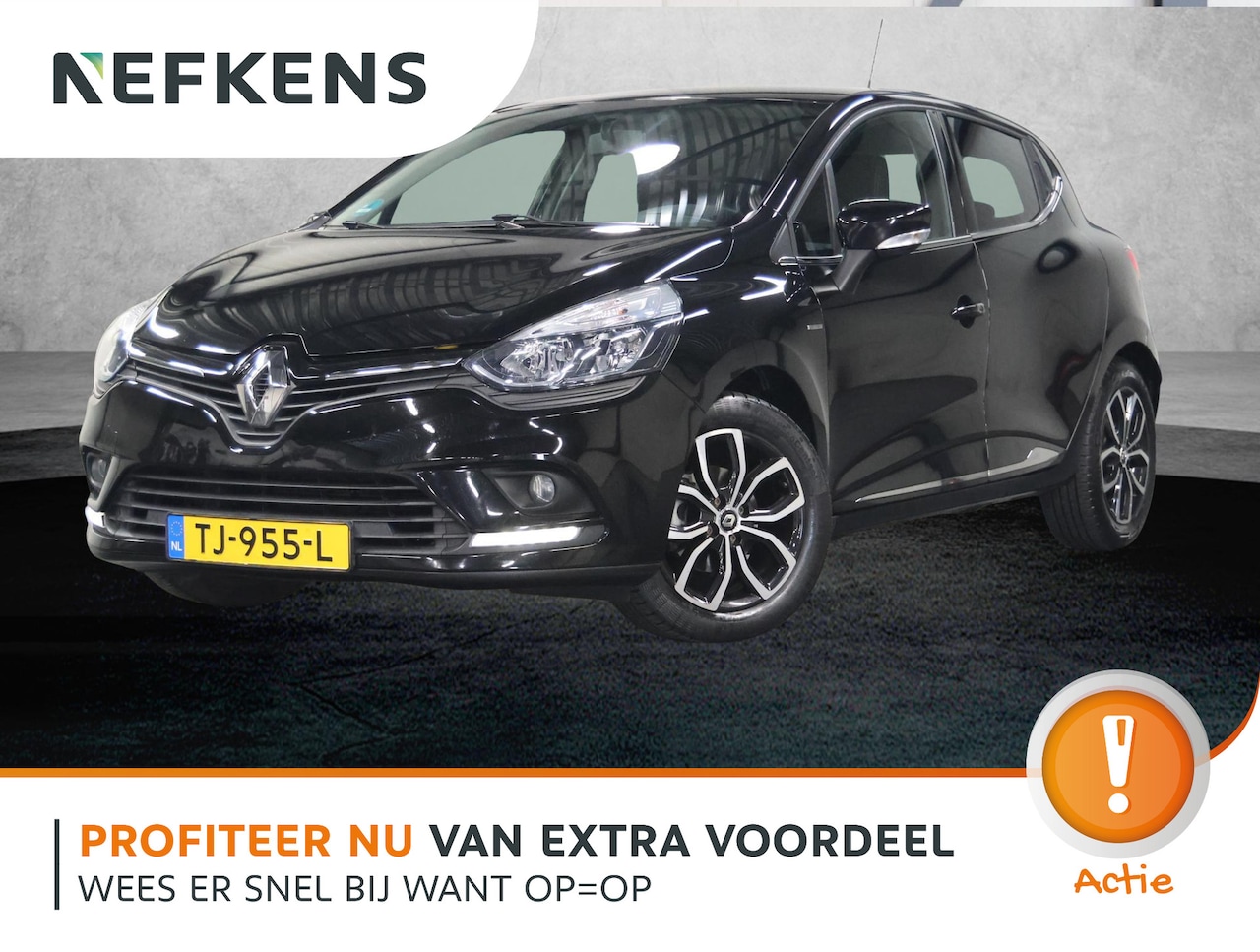 Renault Clio - 90PK TCe Limited | 2de eigenaar | Radio/DAB | 16"LMV | Armsteun | Navigatie | LED | Airco - AutoWereld.nl