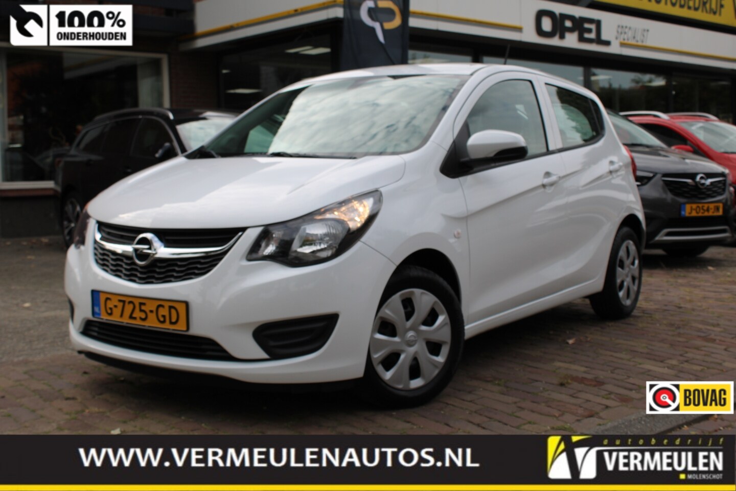 Opel Karl - 1.0 75PK 120 Jaar Edition + Airco/ Cruise/ Bluetooth/ NL auto - AutoWereld.nl