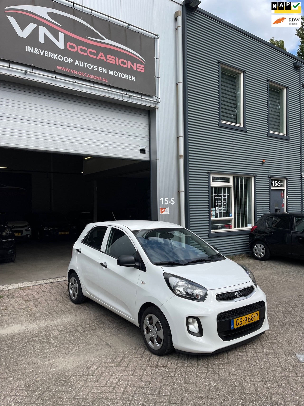 Kia Picanto - 1.0 CVVT EconomyLine AIRCO NAP 1 EIGENAAR 5 DEURS - AutoWereld.nl