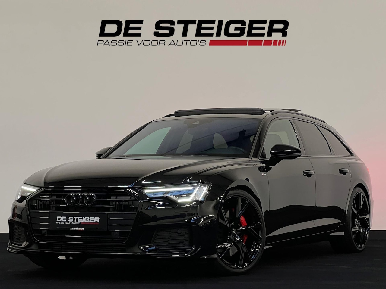 Audi A6 Avant - 55 TFSI e quattro S Line S6 Competition ACC Pano Leder Led Black Edition - AutoWereld.nl