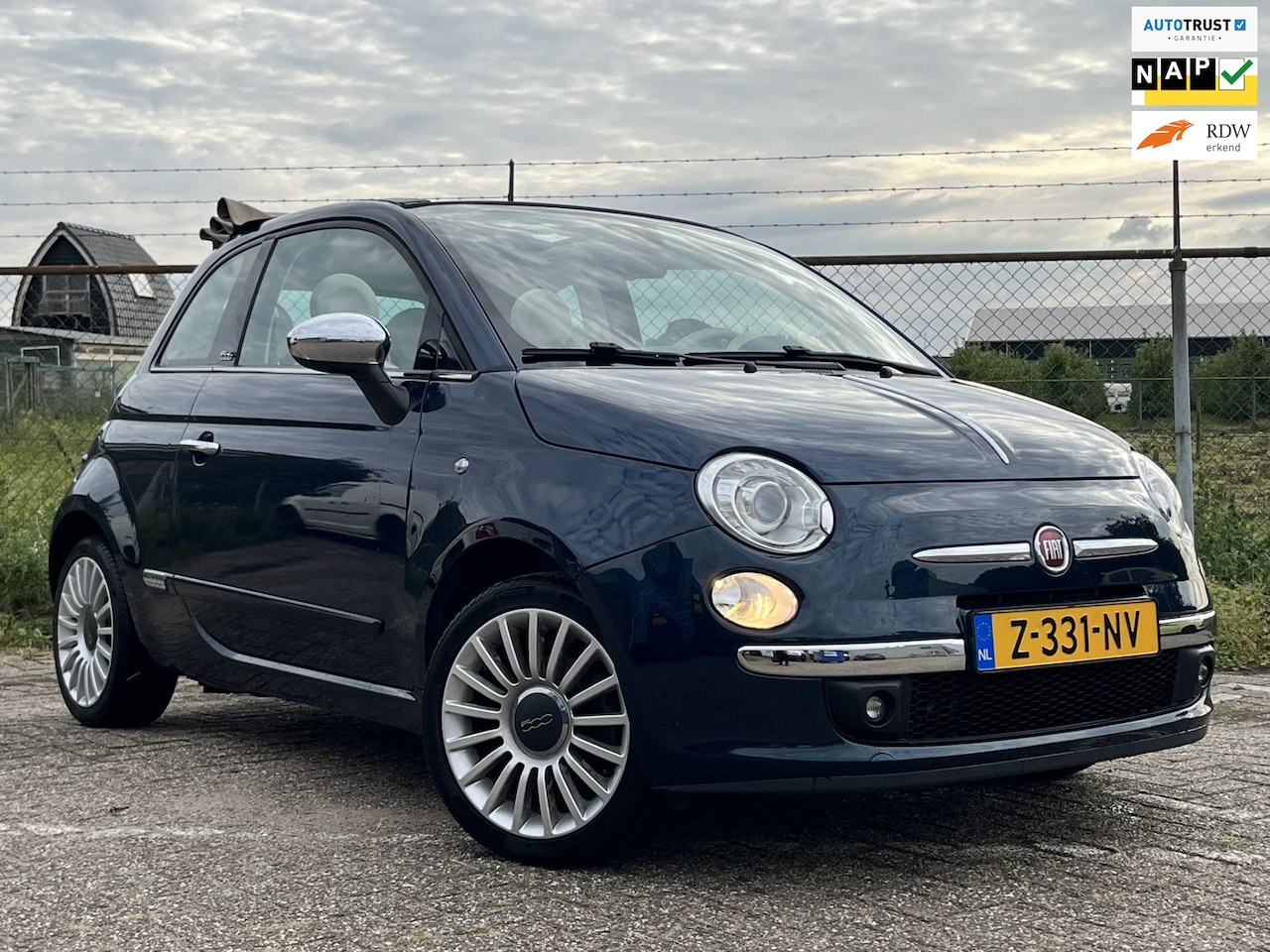 Fiat 500 C - 0.9 TwinAir Turbo Lounge Automaat Cabrio - AutoWereld.nl