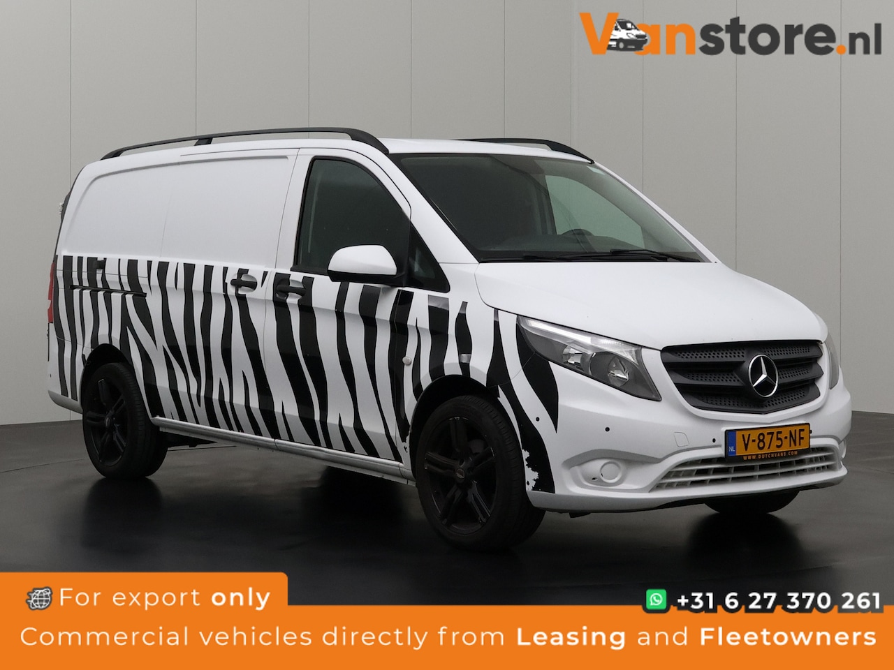 Mercedes-Benz Vito - 116CDI Lang Achterdeuren | Airco | Cruise | 3-Persoons - AutoWereld.nl