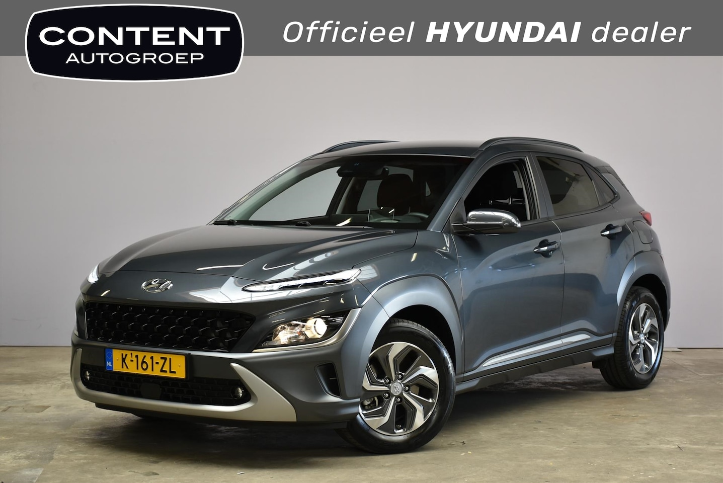 Hyundai Kona - 1.6i Hybride Automaat Fashion I Lage Km stand! - AutoWereld.nl