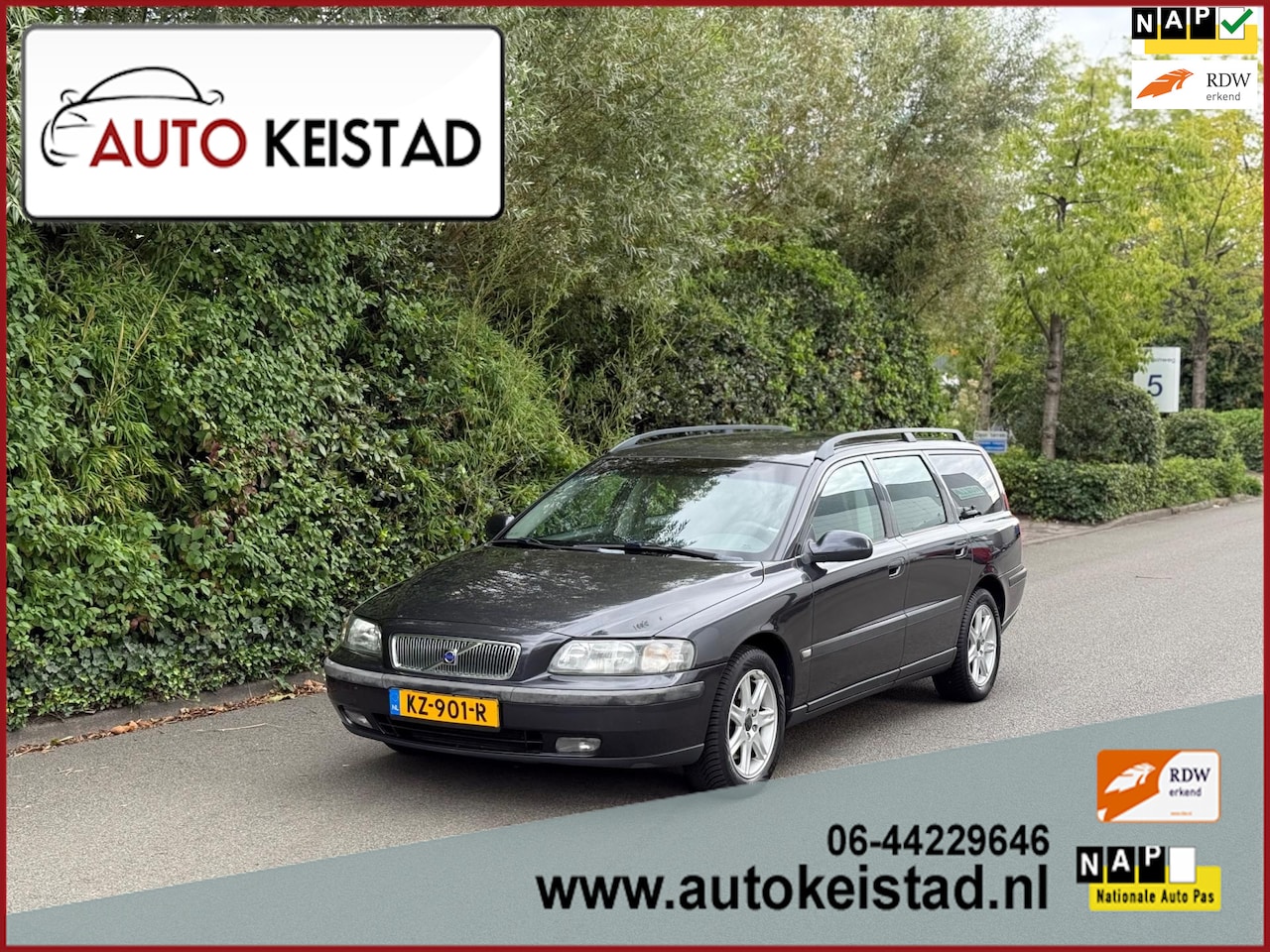 Volvo V70 - 2.0 Turbo Automaat LEDER/NAVIGATIE/CRUISE! YOUNGTIMER! - AutoWereld.nl