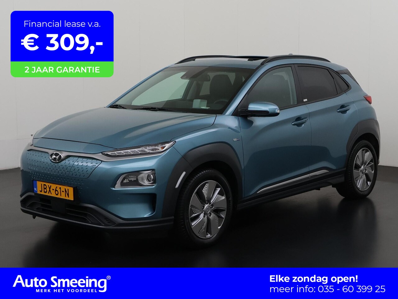 Hyundai Kona Electric - EV Premium Sky 64 kWh | Schuifdak | Zondag Open! - AutoWereld.nl