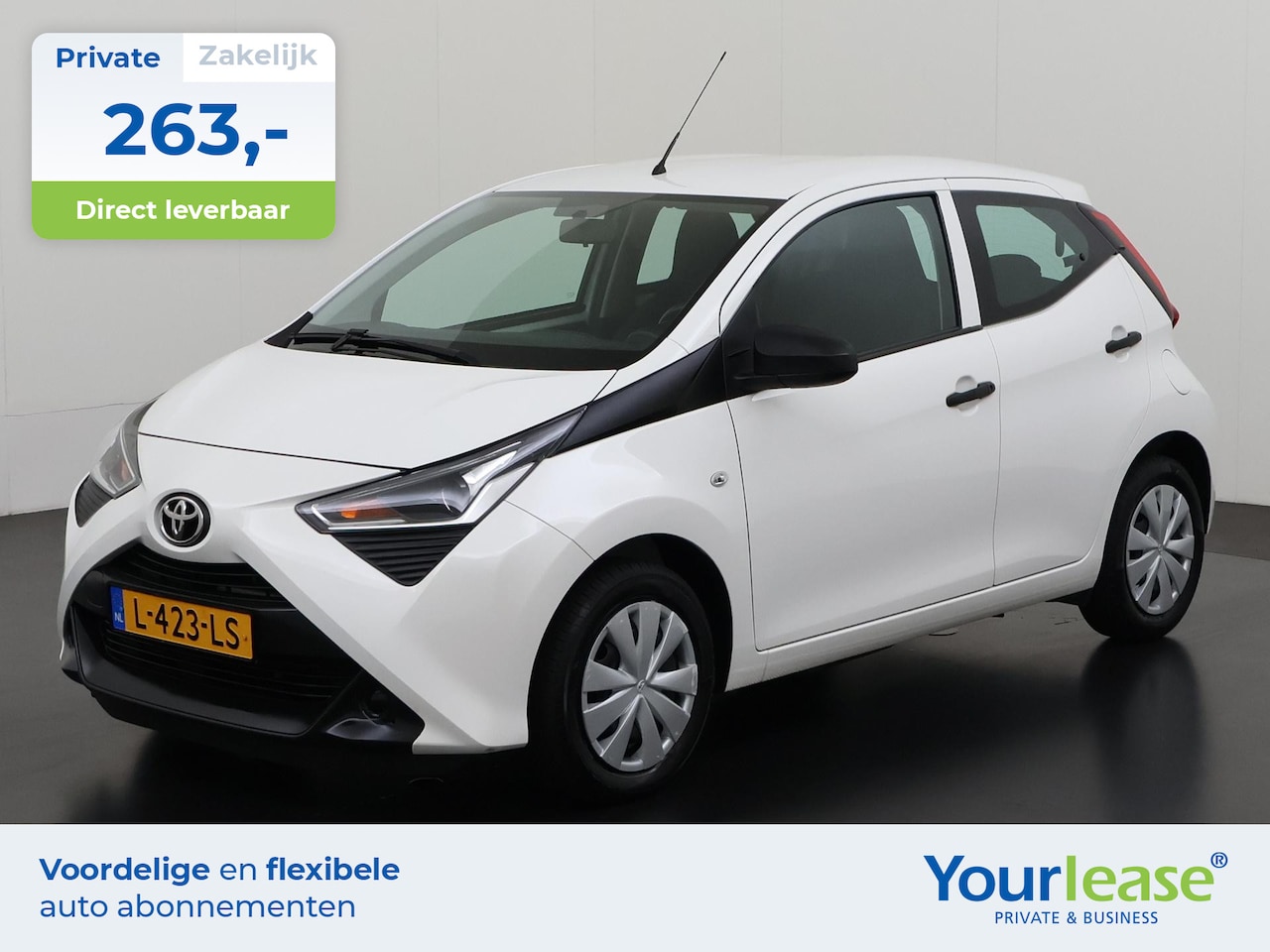 Toyota Aygo - 1.0 VVT-i x-fun | All-in 263,- Private Lease | - AutoWereld.nl