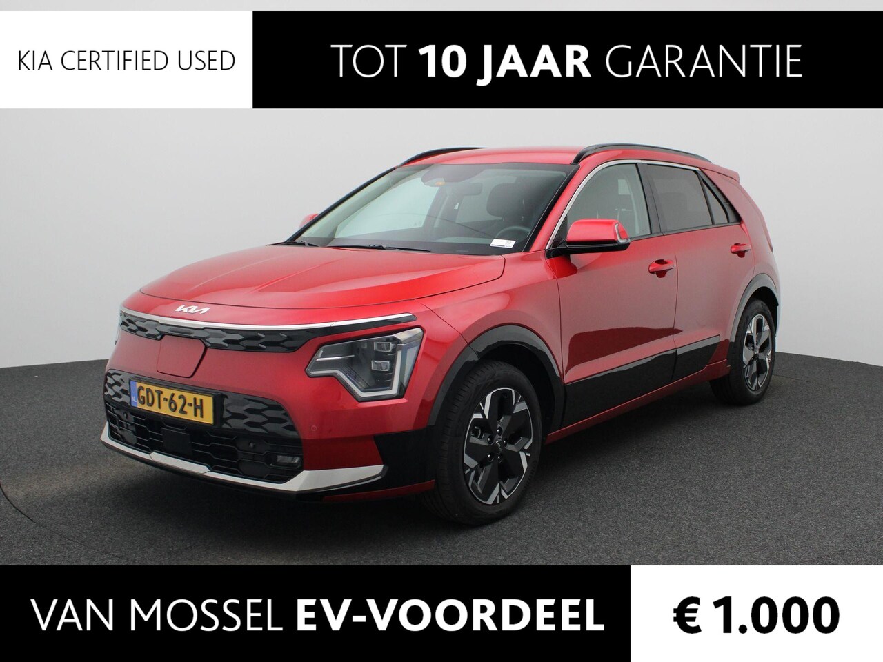 Kia Niro EV - Edition Advanced 64.8 kWh Leder | Stoelverwarming | Camera | Navi | Clima | Cruise | Keyle - AutoWereld.nl