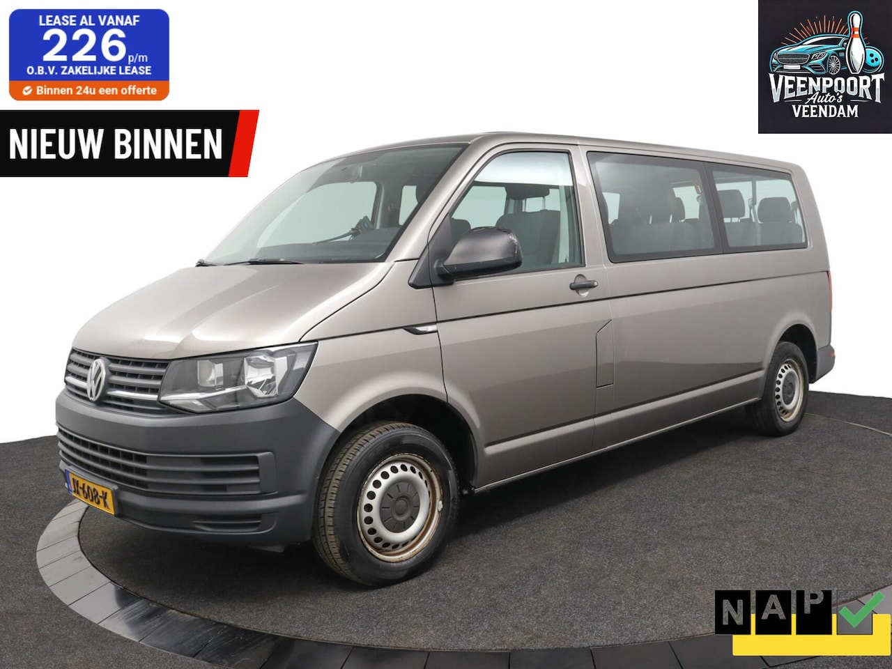 Volkswagen Transporter - 2.0 TDI 9-persoons AIRCO - AutoWereld.nl
