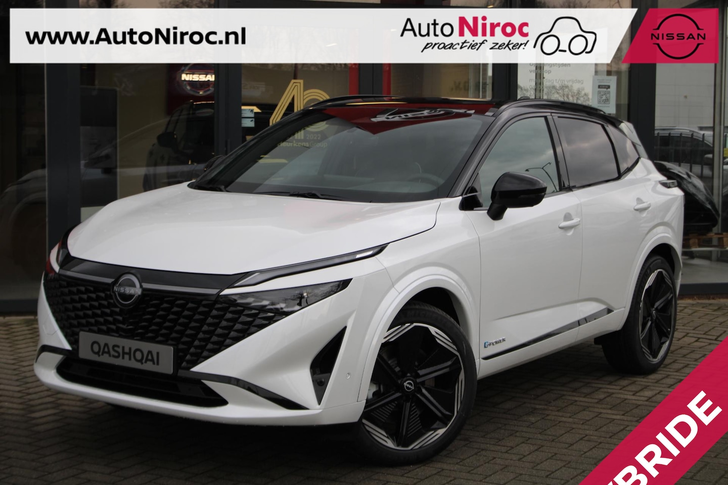 Nissan Qashqai - e-Power 190 N-Design | TWO-TONE | PANORAMADAK | COLD PACK | LEDER/ALCANTARA | € 6.500,- VO - AutoWereld.nl
