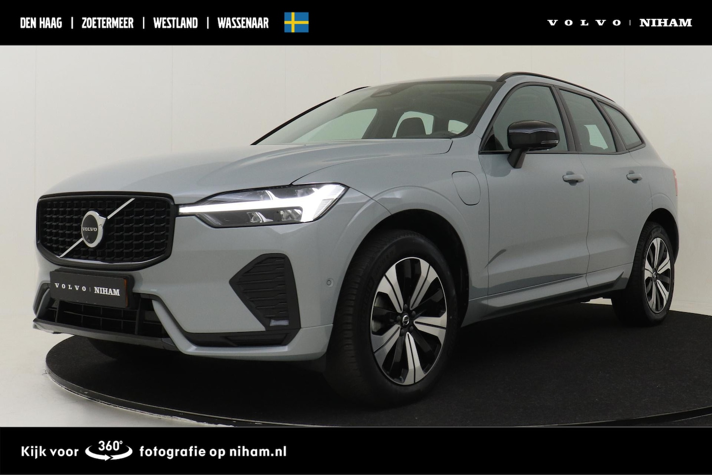 Volvo XC60 - T6 PLUG-IN HYBRID PLUS DARK -PANO.DAK|360°CAM|ADAP.CRUISE|20"|TREKHAAK|POWER-SEATS - AutoWereld.nl
