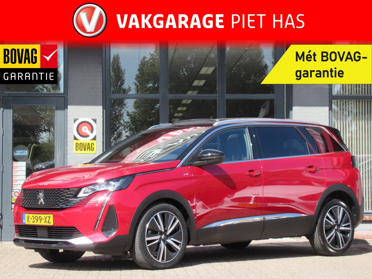 Peugeot 5008 - 1.6 PureTech Blue Lease GT 180 PK | Clima-Airco | Apple Carplay | 7 Persoons| Incl. BOVAG - AutoWereld.nl