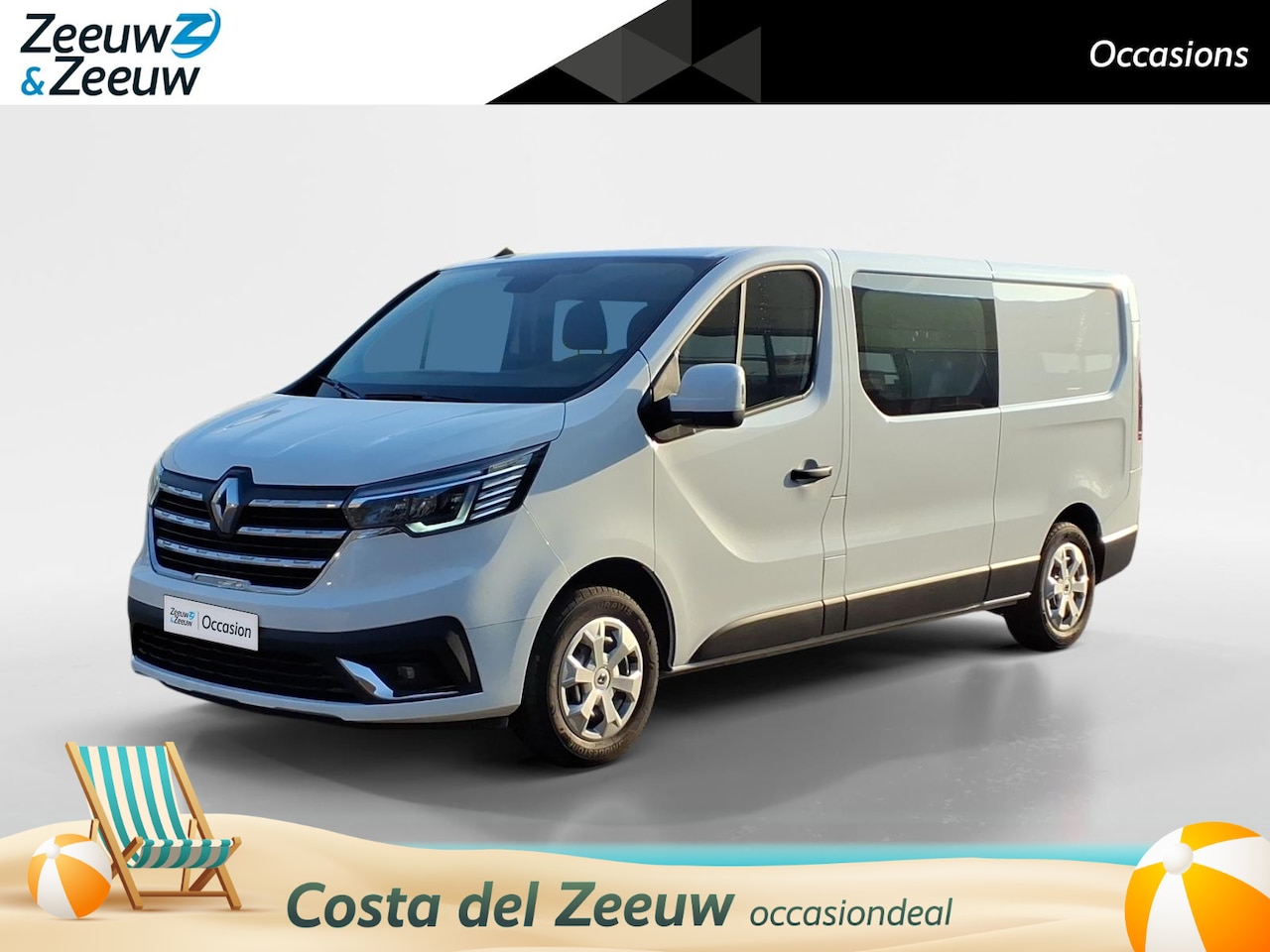 Renault Trafic - 2.0 Blue dCi 110 T29 L2H1 Start DC Navigatie | Airco | Trekhaak | Dubbel Cabine | - AutoWereld.nl