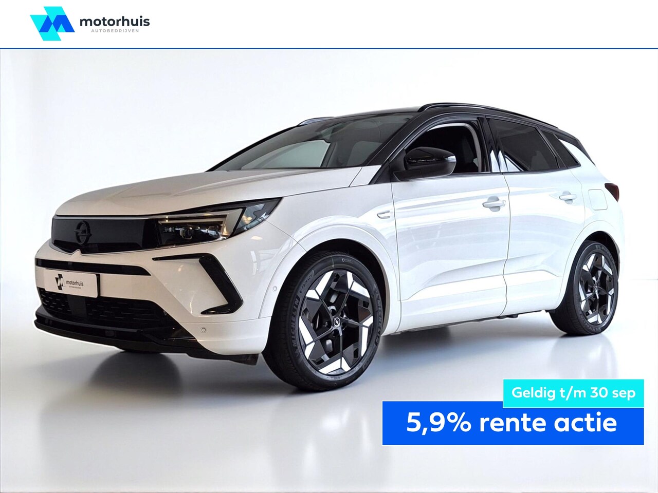 Opel Grandland - 1.6 Turbo Hybrid4 300pk 4x4 Aut GSe LED CAMERA WINTERPACK - AutoWereld.nl