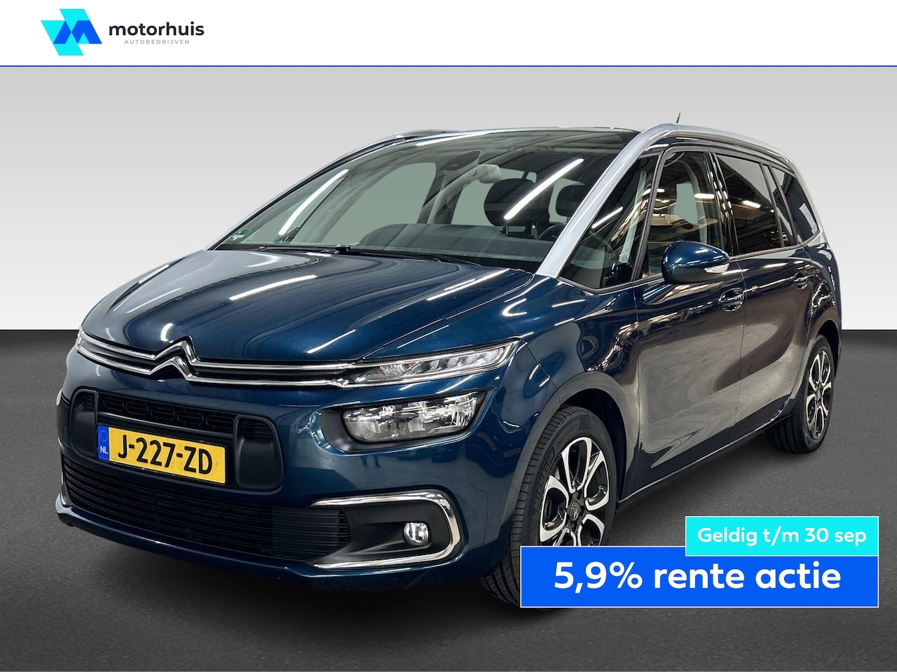 Citroën Grand C4 SpaceTourer - 1.2 PureTech 130PK BUSINESS NAVI TEL PDC CAMERA TREKHAAK 7ZITS NAP - AutoWereld.nl