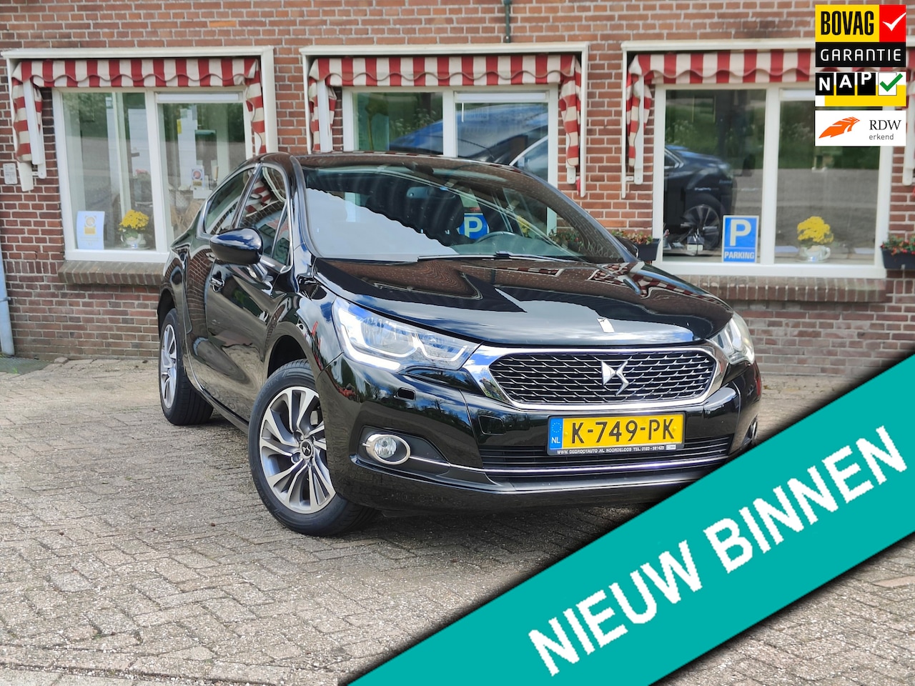 DS 4 - 1.2 PureTech Chic Navi Clima Cruise PDC - RIJKLAAR - - AutoWereld.nl