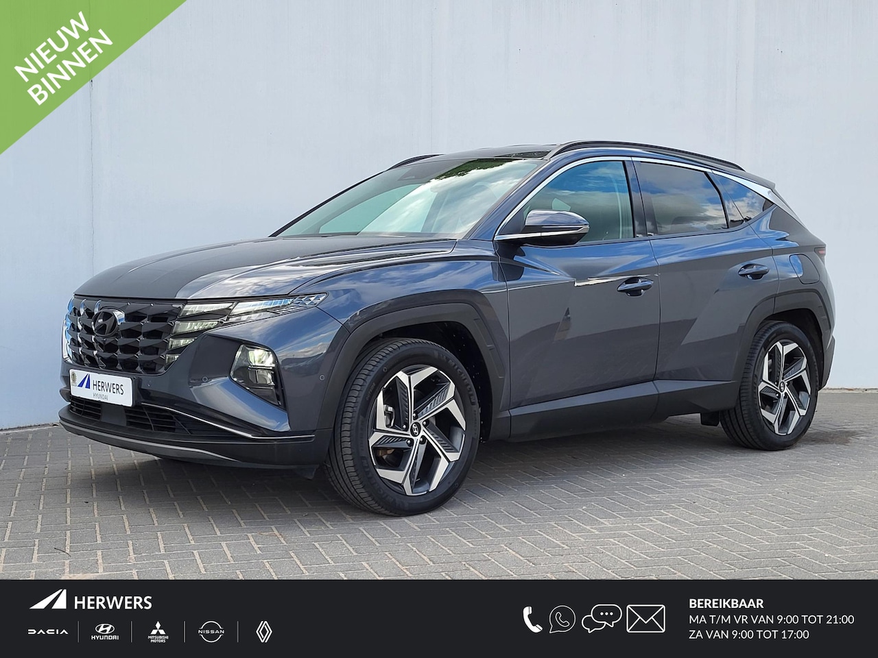 Hyundai Tucson - 1.6 T-GDI PHEV 265 pk Premium 4WD Automaat / Dealer onderhouden / 1.350 kg afn. trekhaak / - AutoWereld.nl